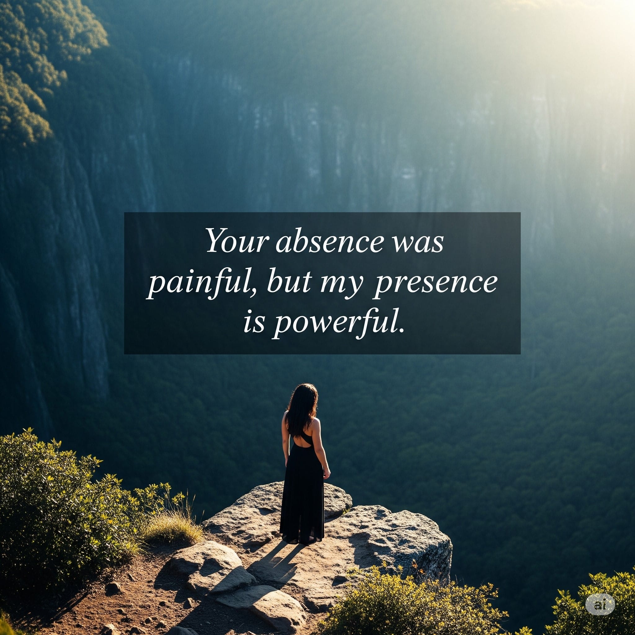 Absence was powerful