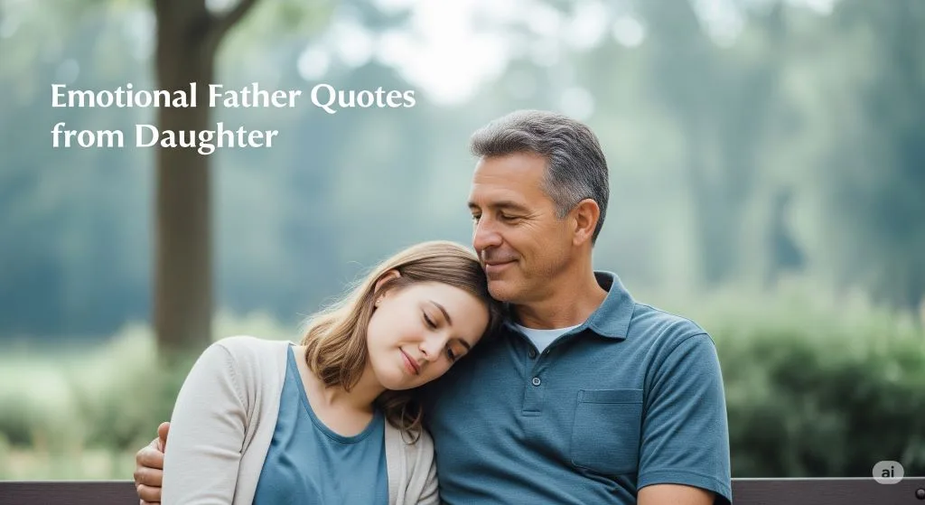 Emotional Father quotes from Daughter