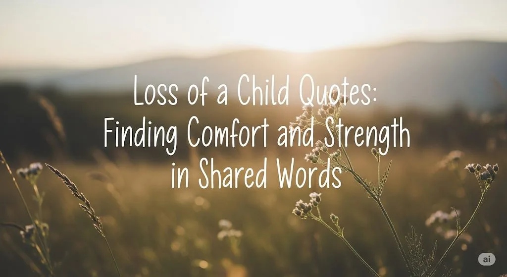 Loss of a Child Quotes