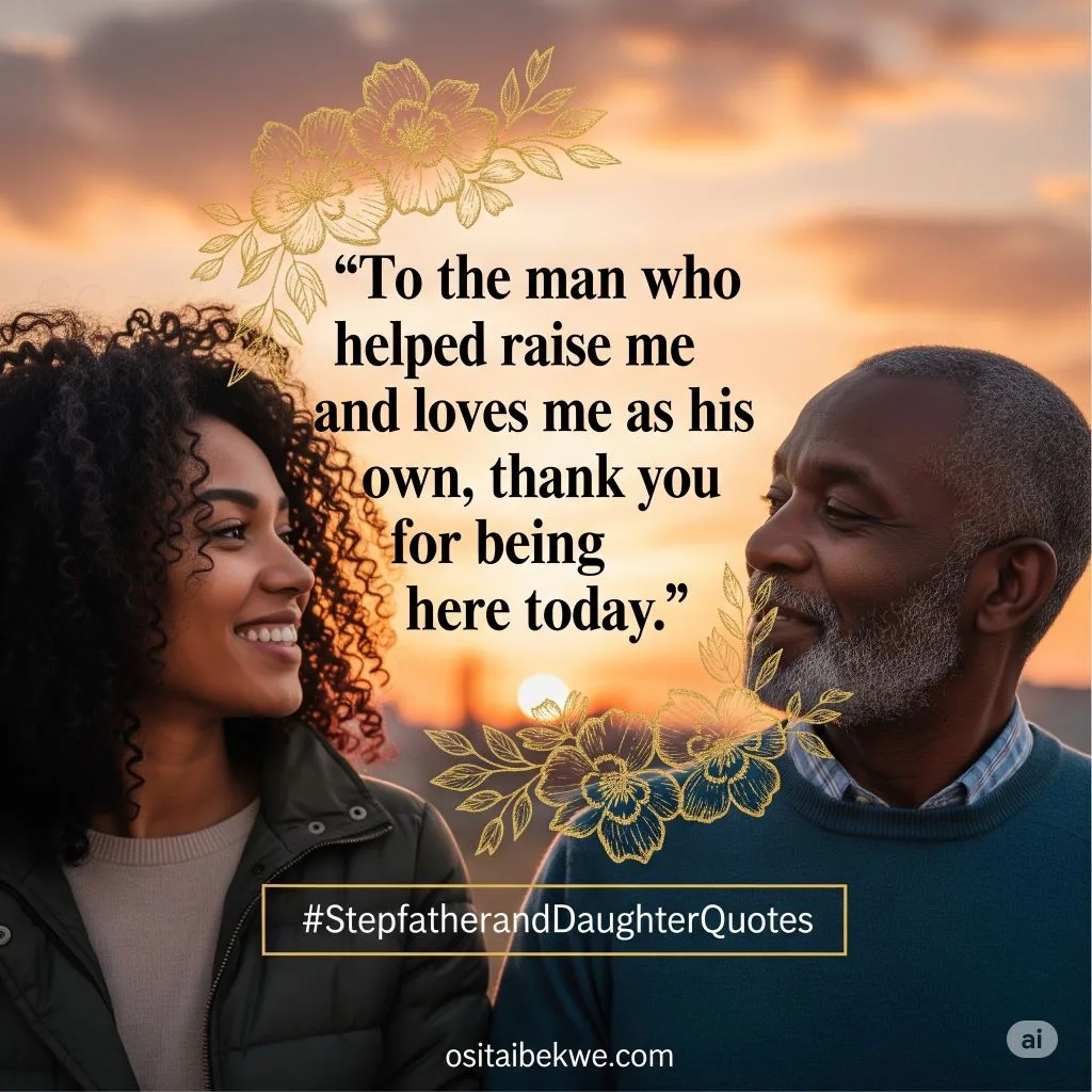 Stepfather Daughter Quotes for Wedding