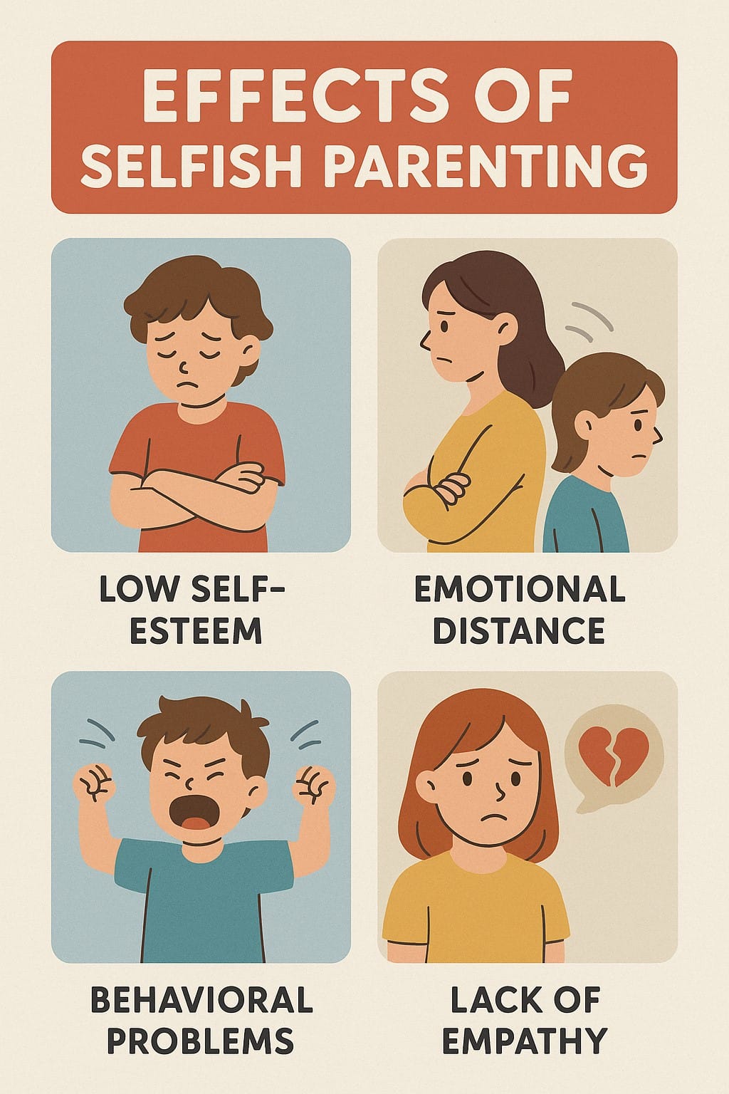 effects of selfish parenting